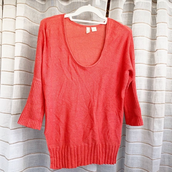 Anthropologie Tops - New Anthropologie Moth Knit Half Sleeve Sweater